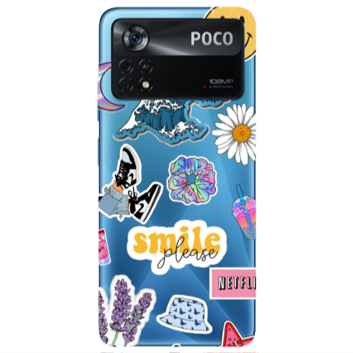 Xiaomi Poco X4 Pro Smile Moon Transparent Silicone TPU Θήκη