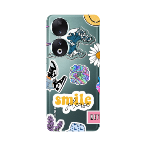 Honor 90 5G Smile Moon Transparent Silicone TPU Θήκη