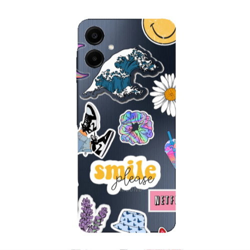 Samsung A06 Smile Moon Transparent Silicone TPU Θήκη