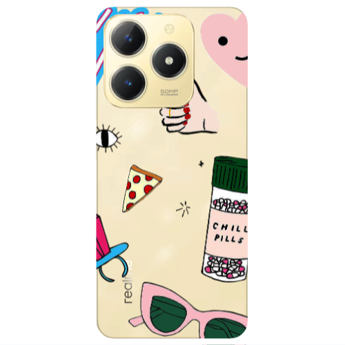 Realme C61 Chill Transparent Silicone TPU Θήκη