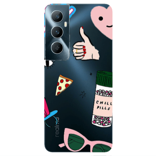 Realme C65 Chill Transparent Silicone TPU Θήκη