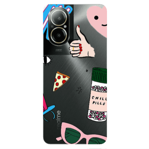 Realme C67 Chill Transparent Silicone TPU Θήκη