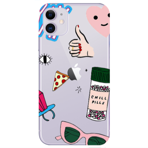 Apple iPhone 11  Chill Transparent Silicone TPU Θήκη
