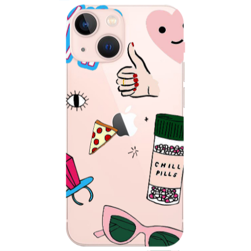 Apple iPhone 13 Chill Transparent Silicone TPU Θήκη