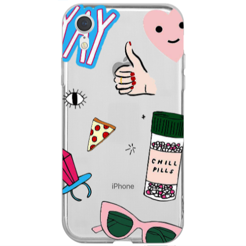Apple iPhone Xr Chill Transparent Silicone TPU Θήκη