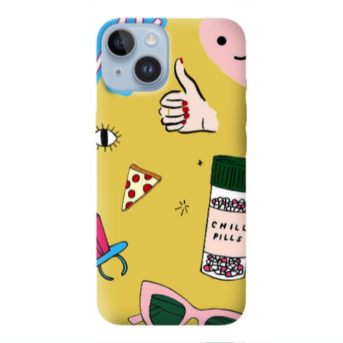 Apple iPhone 14 Plus Chill Yellow Colored Silicone TPU Θήκη