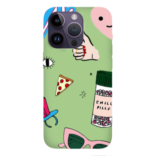 Apple iPhone 14 Pro Max Chill Light Green Colored Silicone TPU Θήκη