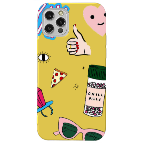 Apple iPhone 13 Pro Chill Yellow Colored Silicone TPU Θήκη