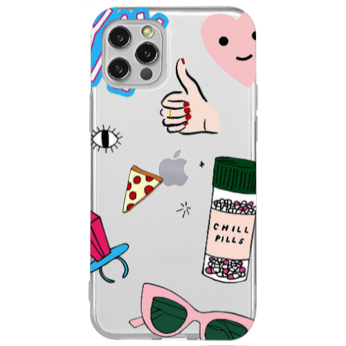 Apple iPhone 12 Pro Chill Transparent Silicone TPU Θήκη