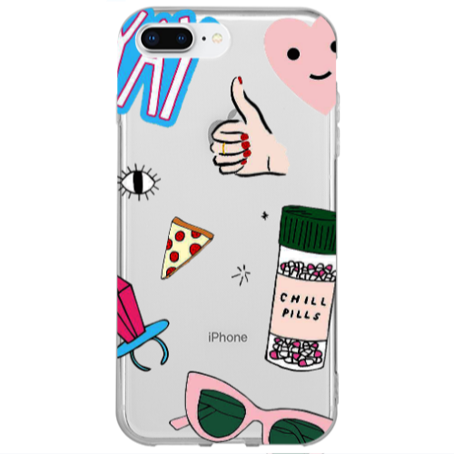 Apple iPhone 7 Plus Chill Transparent Silicone TPU Θήκη