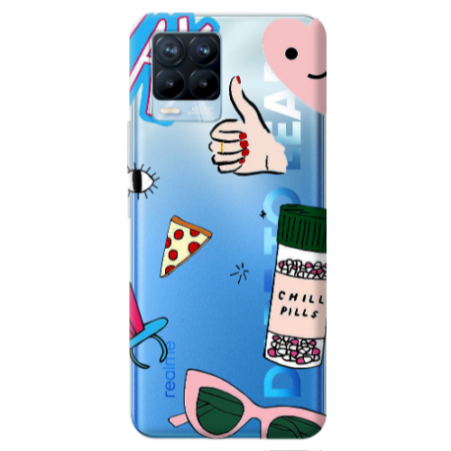 Realme 8 Pro Chill Transparent Silicone TPU Θήκη