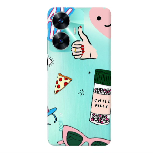 Realme C55 Chill Transparent Silicone TPU Θήκη