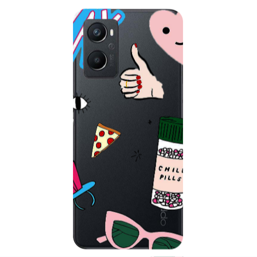 Oppo A 96 Chill Transparent Silicone TPU Θήκη