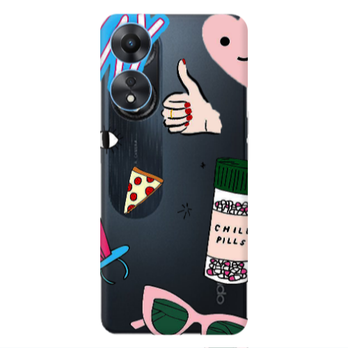 Oppo A 98 Chill Transparent Silicone TPU Θήκη