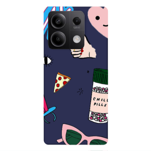 Xiaomi Redmi Note 13Pro 5G Chill Dark blue Colored Silicone TPU Θήκη