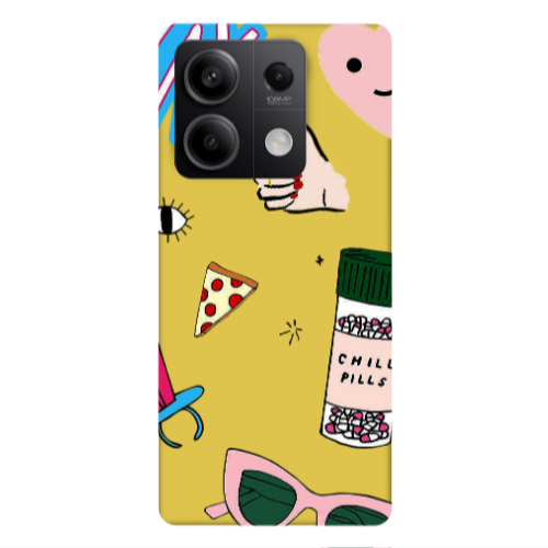 Xiaomi Redmi Note 13Pro 5G Chill Yellow Colored Silicone TPU Θήκη
