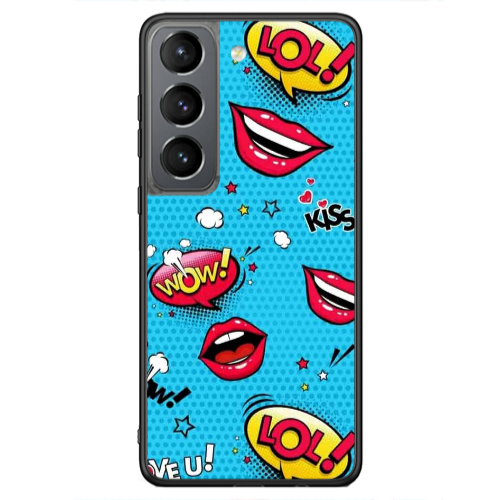 Samsung S21 Ultra Sticker Lol desing Black Glossy Θήκη