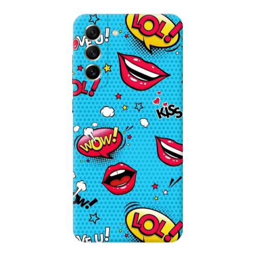 Samsung S21 PLUS Sticker Lol desing Transparent Silicone TPU Θήκη