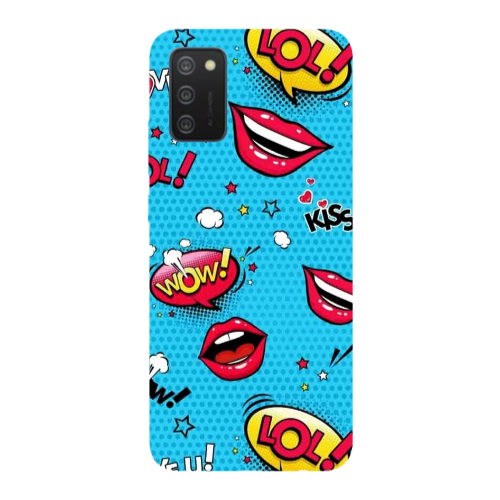 Samsung A03S Sticker Lol desing Transparent Silicone TPU Θήκη