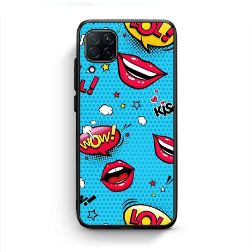 Huawei P40 Lite Sticker Lol desing Black Glossy Θήκη