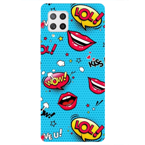 Samsung A42 5G Sticker Lol desing Transparent Silicone TPU Θήκη