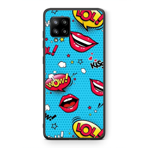 Samsung A42 5G Sticker Lol desing Black Glossy Θήκη
