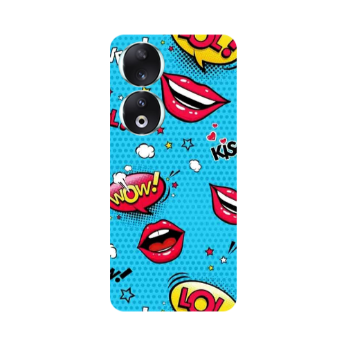 Honor 90 5G Sticker Lol desing Transparent Silicone TPU Θήκη