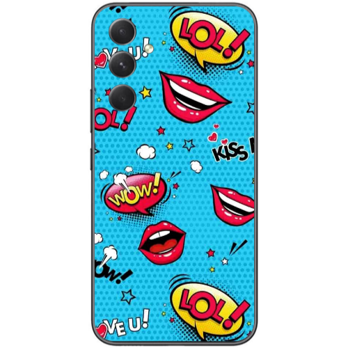 Samsung Galaxy A25 Sticker Lol desing Transparent Silicone TPU Θήκη