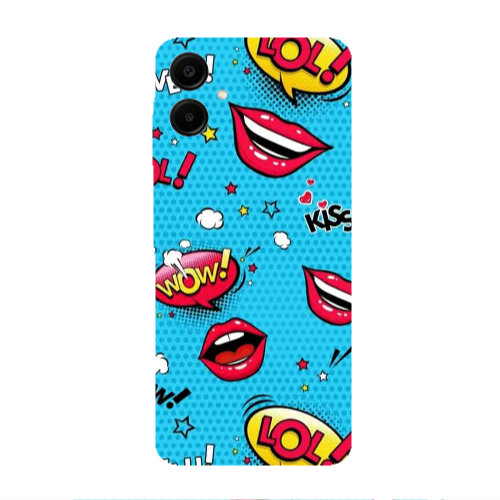 Samsung A06 Sticker Lol desing Transparent Silicone TPU Θήκη