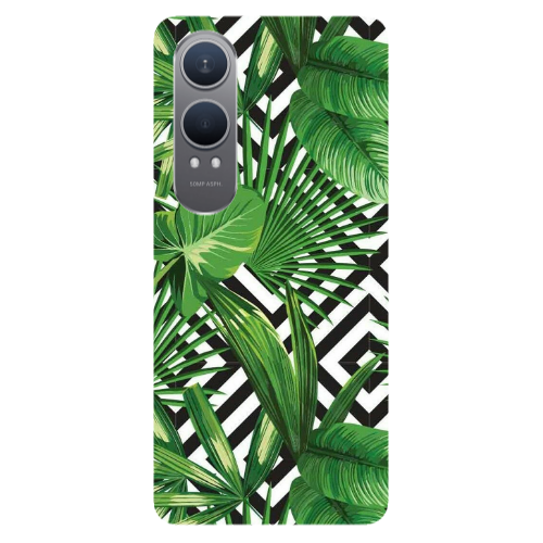 Oneplus Nord Ce 4 lite Green Laves arrow Transparent Silicone TPU Θήκη
