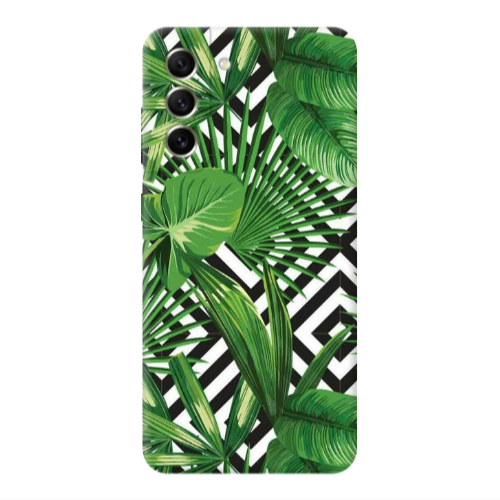 Samsung S22 Plus Green Laves arrow Transparent Silicone TPU Θήκη