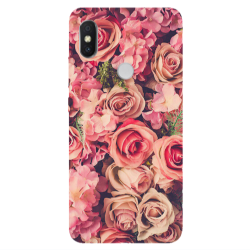 Xiaomi Redmi S2 Bud Roses Transparent Silicone TPU Θήκη