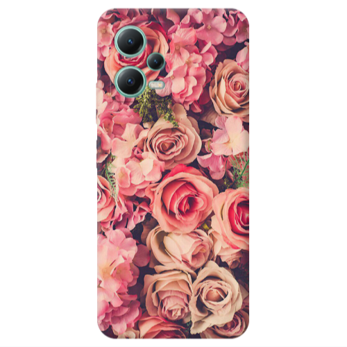 Xiaomi Redmi Note 12 Pro 5G Bud Roses Transparent Silicone TPU Θήκη