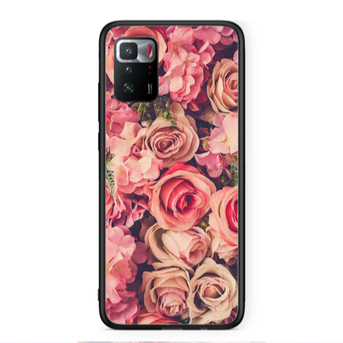 Xiaomi Poco X3 GT Bud Roses Black Glossy Θήκη