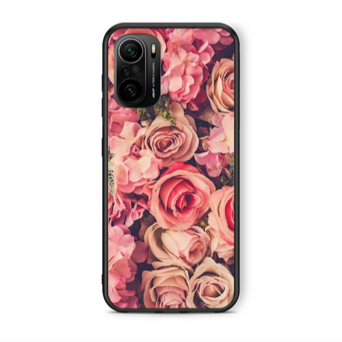 Xiaomi Poco F3 Bud Roses Black Glossy Θήκη