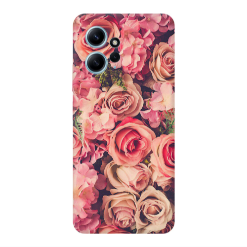 Xiaomi Redmi Note 12 4G Bud Roses Transparent Silicone TPU Θήκη