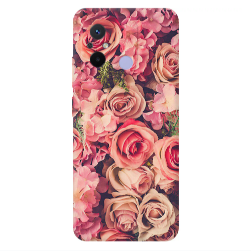 Xiaomi Redmi 12C Bud Roses Transparent Silicone TPU Θήκη