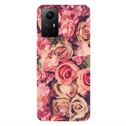Xiaomi Redmi Note 12s Bud Roses Transparent Silicone TPU Θήκη