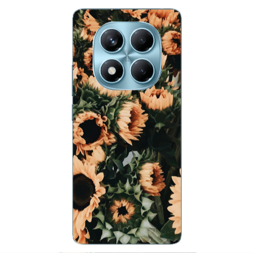Xiaomi Redmi Note 14 Pro Sunflowers Transparent Silicone TPU Θήκη