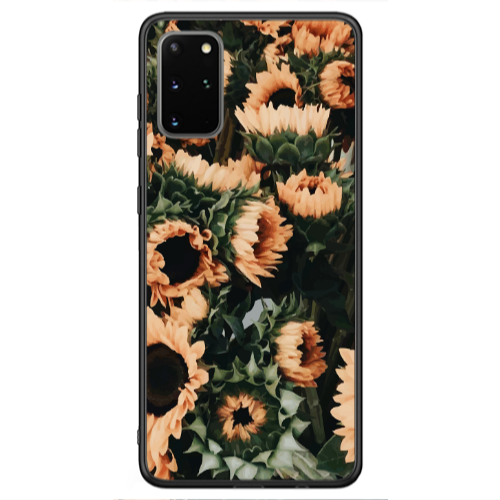 Samsung S20 FE Sunflowers Black Glossy Θήκη