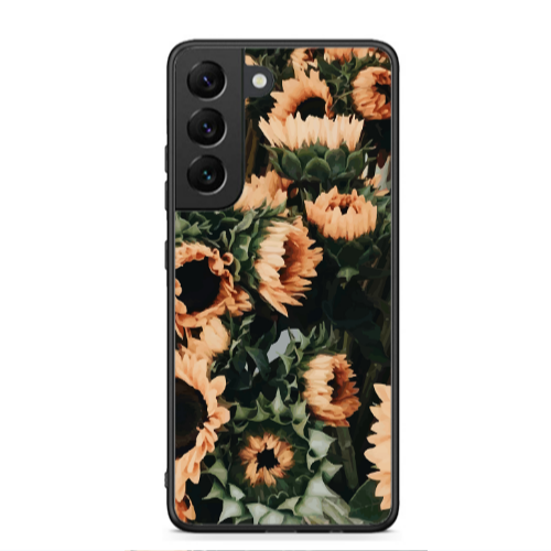Samsung S22 Plus Sunflowers Black Glossy Θήκη