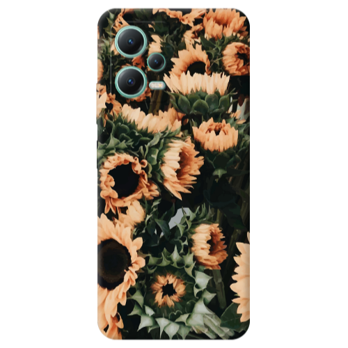 Xiaomi Redmi Note 12 Pro Plus 5G Sunflowers Transparent Silicone TPU Θήκη
