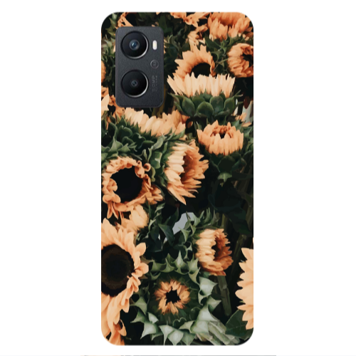 Oppo A 96 Sunflowers Transparent Silicone TPU Θήκη