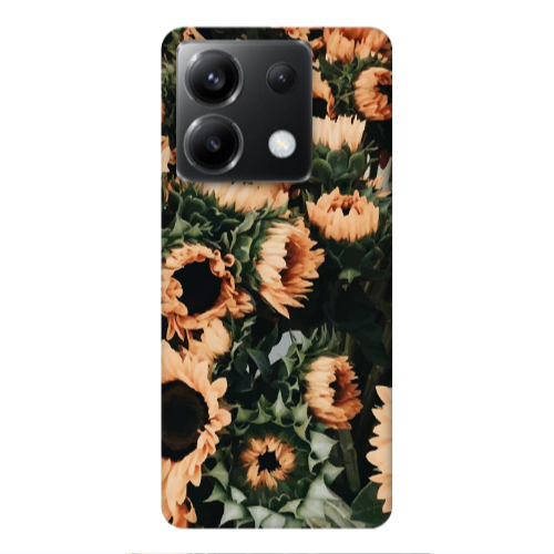 Xiaomi Poco X6 5G Sunflowers Transparent Silicone TPU Θήκη