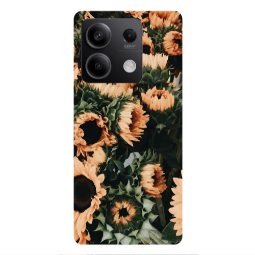 Xiaomi Redmi Note 13Pro 5G Sunflowers Transparent Silicone TPU Θήκη