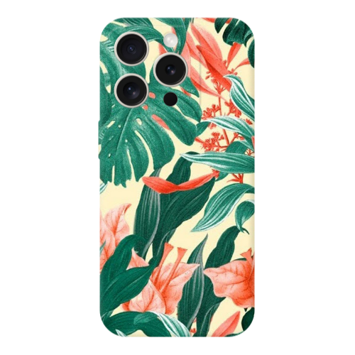 Apple Iphone 16 Pro Tropic Laves Transparent Silicone TPU Θήκη