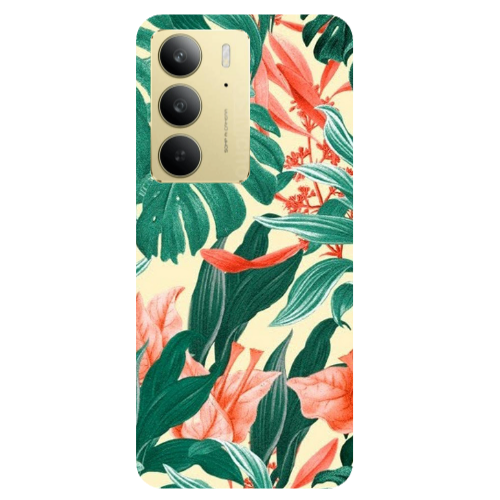 Realme C 75 Tropic Laves Transparent Silicone TPU Θήκη