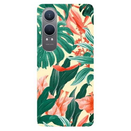 Oneplus Nord Ce 4 lite Tropic Laves Transparent Silicone TPU Θήκη