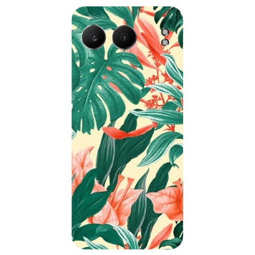 Oneplus Nord 4 Tropic Laves Transparent Silicone TPU Θήκη