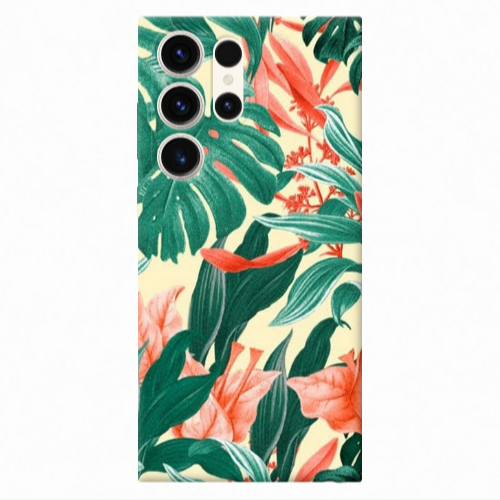Samsung S25 Ultra Tropic Laves Transparent Silicone TPU Θήκη